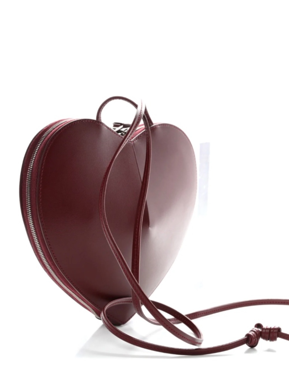 ALAIA | Handbag | Lux Calfskin Le Coeur Bag Rouge Grenat - Picture 10 of 11